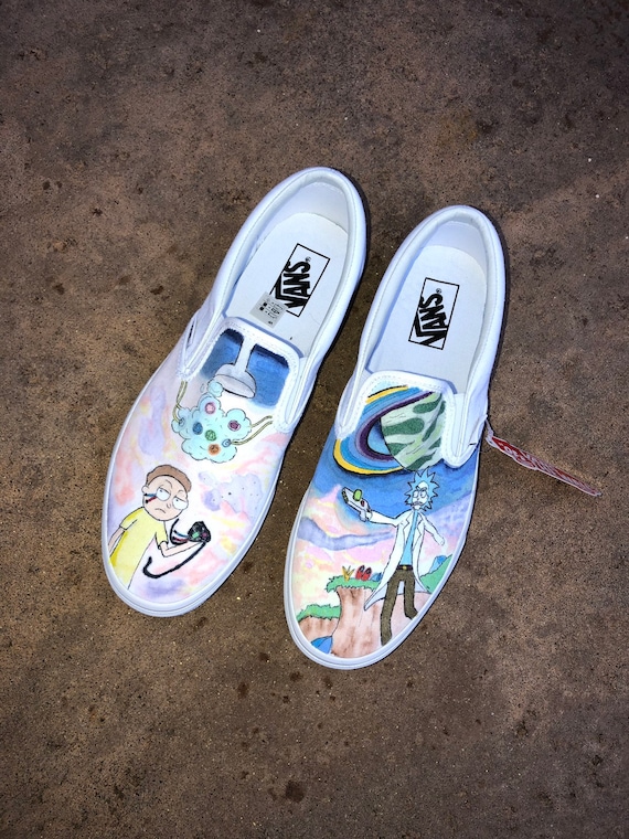 rick and morty vans
