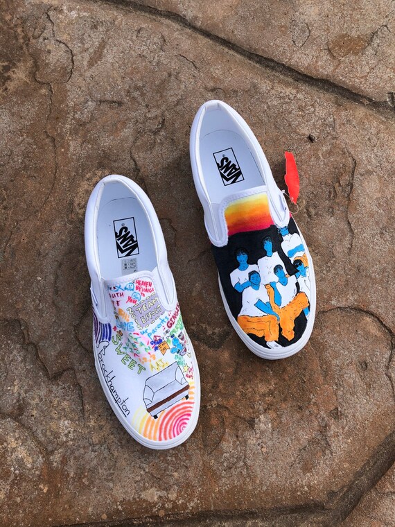 vans shoes graffiti