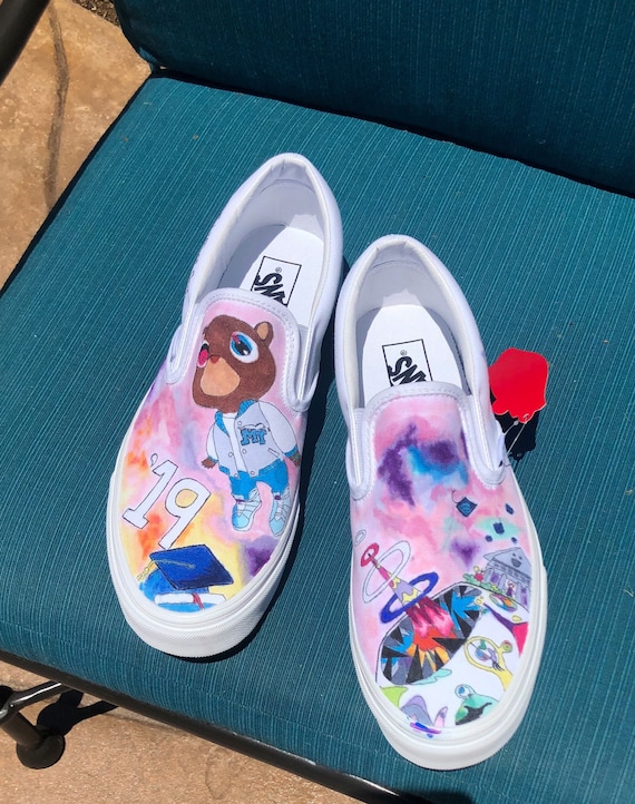 kanye custom vans