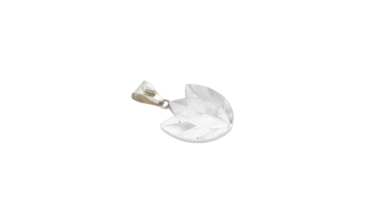 Tulip Women Pendant with sterling silver Handmade Silver 950 Sterling Silver Modern Design Natural Stones Unique Gift for her