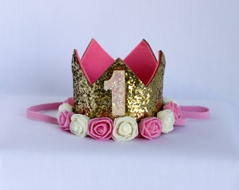 1o (1/2 y 2o) Sombreros/Crowns de Cumpleaños