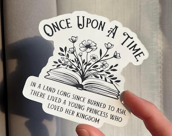 Throne of Glass Quote Sticker, Aelin Galathynius Sticker, Sarah J Maas Sticker, Bookish Decal, Romantasy Decal, Gift for Book Lovers