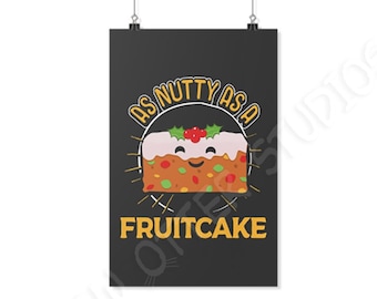 Slab O/' Fruitcake Christmas Ornament 4 x 3 x 2 inch fruitcake Handmade in Ohio funny holiday gift XXL version