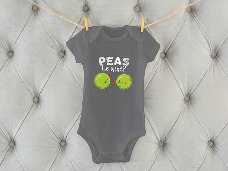 Baby Girl Bodysuit Cute Valentines New Baby Gift Funny Peas Baby Clothes Outfit Secret Admirer Unique Baby Shower Present