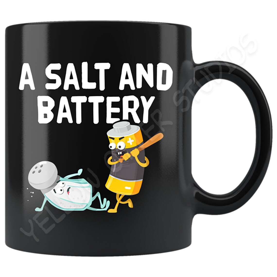 A Salt And Battery Funny Food Pun Gifts Assault and Etsy