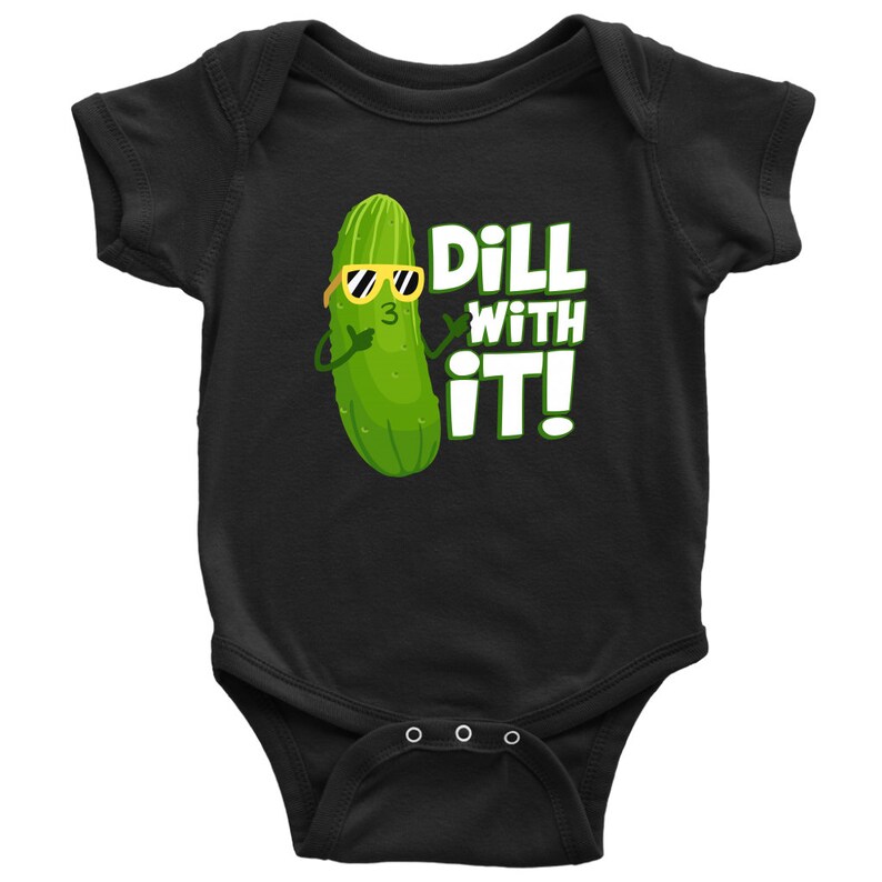 Baby Boy Bodysuit Funny Dill Pickle Baby Clothes Outfit Etsy