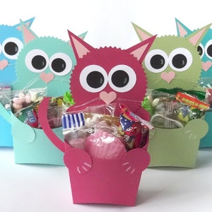 Kindergeburtstag Gastgeschenk 5er Set Katzen