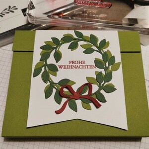 Umverpackung/ Umschlag Weihnachskranz