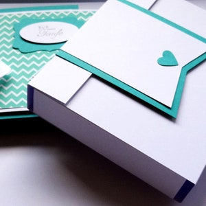 Umverpackung Umschlag für Geldgeschenk Taufe Hochzeit Kommunion Konfirmation