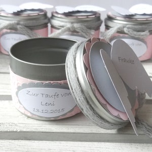 Gastgeschenk und Platzhalter Taufe Kommunion Flügel 10 Stück