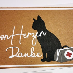 Dankeskarte Tierarzt
