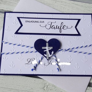 Einladung Taufe Kommunion Einladungskarte Glaube Liebe Hoffnung mit Text und Kirchenspruch