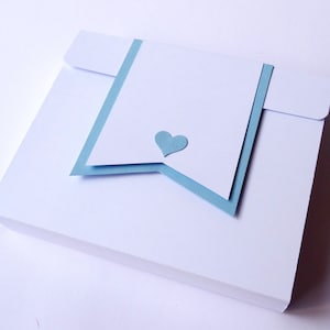 Umverpackung Umschlag für Geldgeschenk Taufe Hochzeit Kommunion Konfirmation
