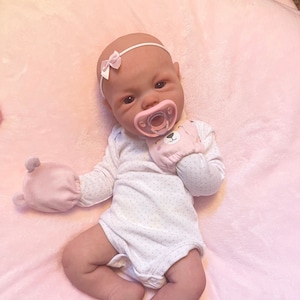 Full Body silicone anatomically correct baby GIRL, 18 inches long and approx 7 lbs.