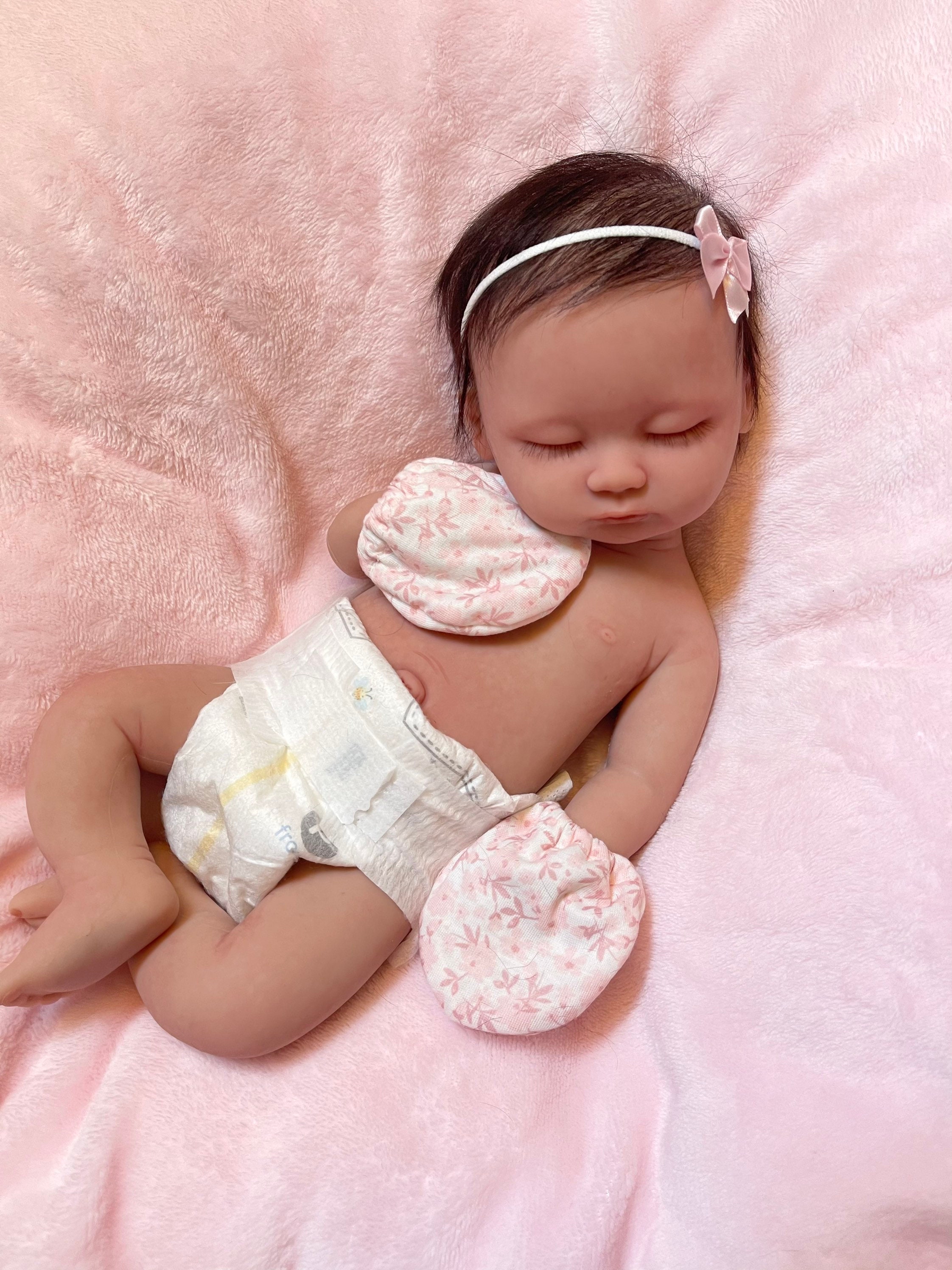 Full Body Silicone Reborn Baby Boy or Girl Preemie Size at 15 