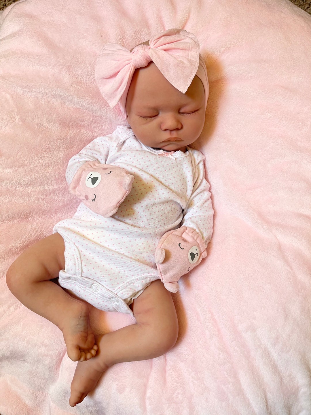 24 Black Reborn Baby Dolls Realistic Biracial Newborn Baby Dolls Full  Silicone