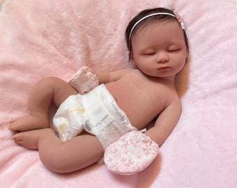 Full Body Silicone Reborn Baby Boy or Girl, Preemie Size at 15