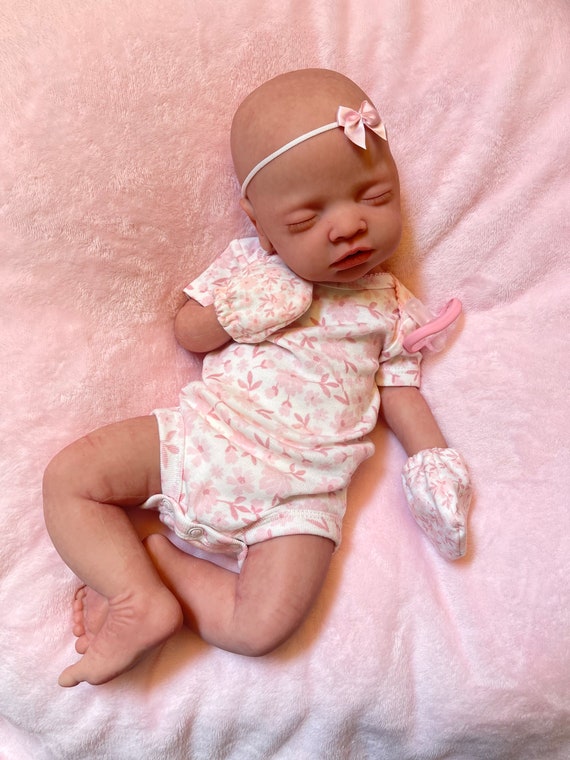 Reborn Baby Dolls Girls Silicone Full Body Lifelike Reborn Doll Sleeping  Anatomically Correct Washable Toy Doll Reborn Babies 30cm,girl_a