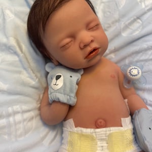 BOY full boy silicone anatomically correct reborn baby, 18” and approximately 7 lbs, CUSTOMIZABLE