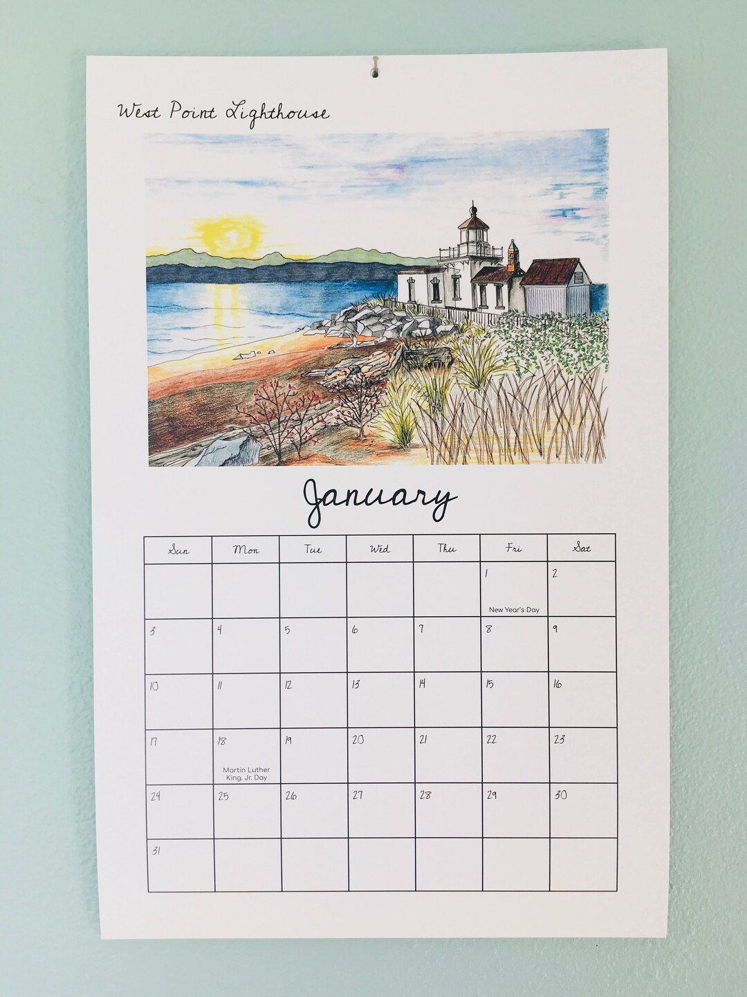 2024 Seattle Calendar hidden Gems of Seattle, 2024 Seattle Art Calendar