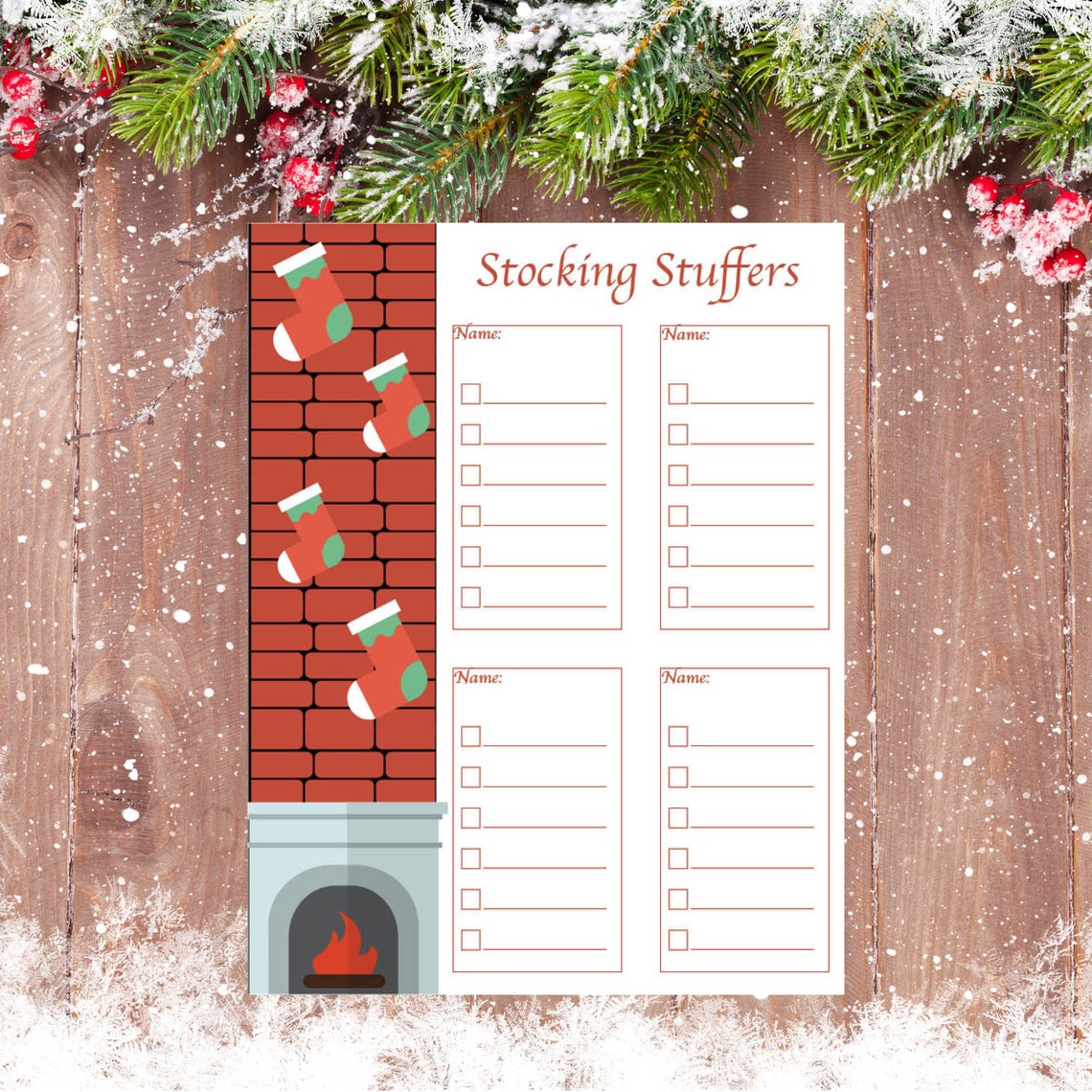 Stocking Stuffers List Etsy