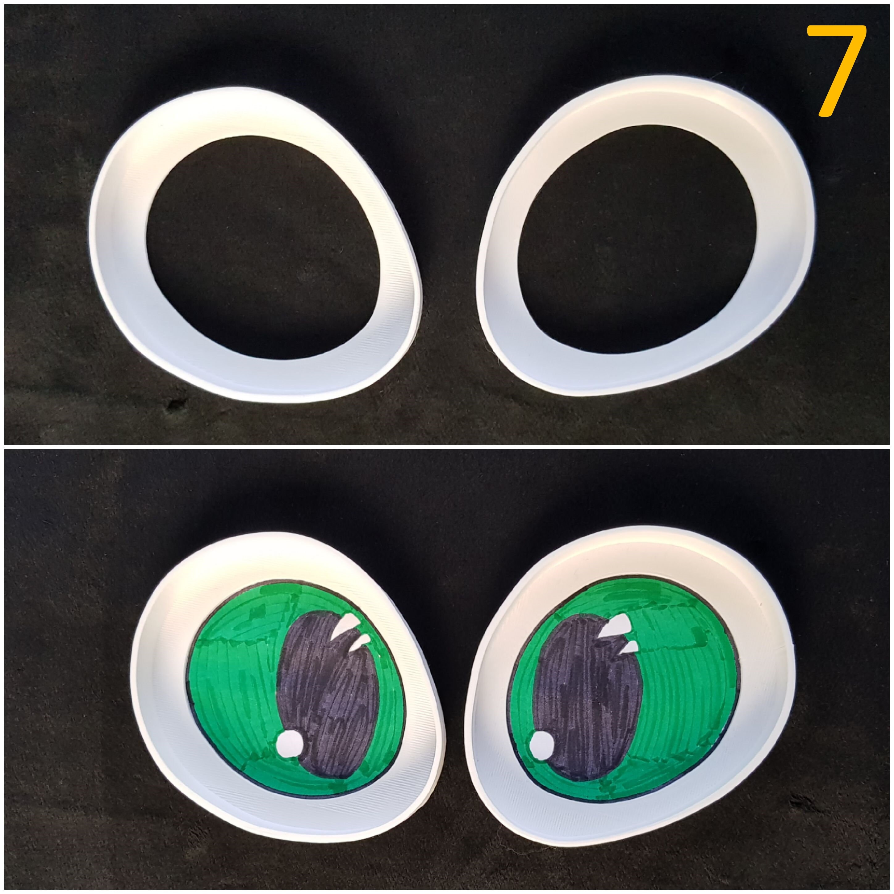 Toony Fursuit 3D Follow-me Eye Blanks | Etsy