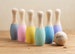 Kids Bowling Set, Wood Toys, Montessori Toy, Wooden Bowling Pins, Preschool Toys, Daycare Toys, Baby Shower Gift, Colourful Wood Pins 