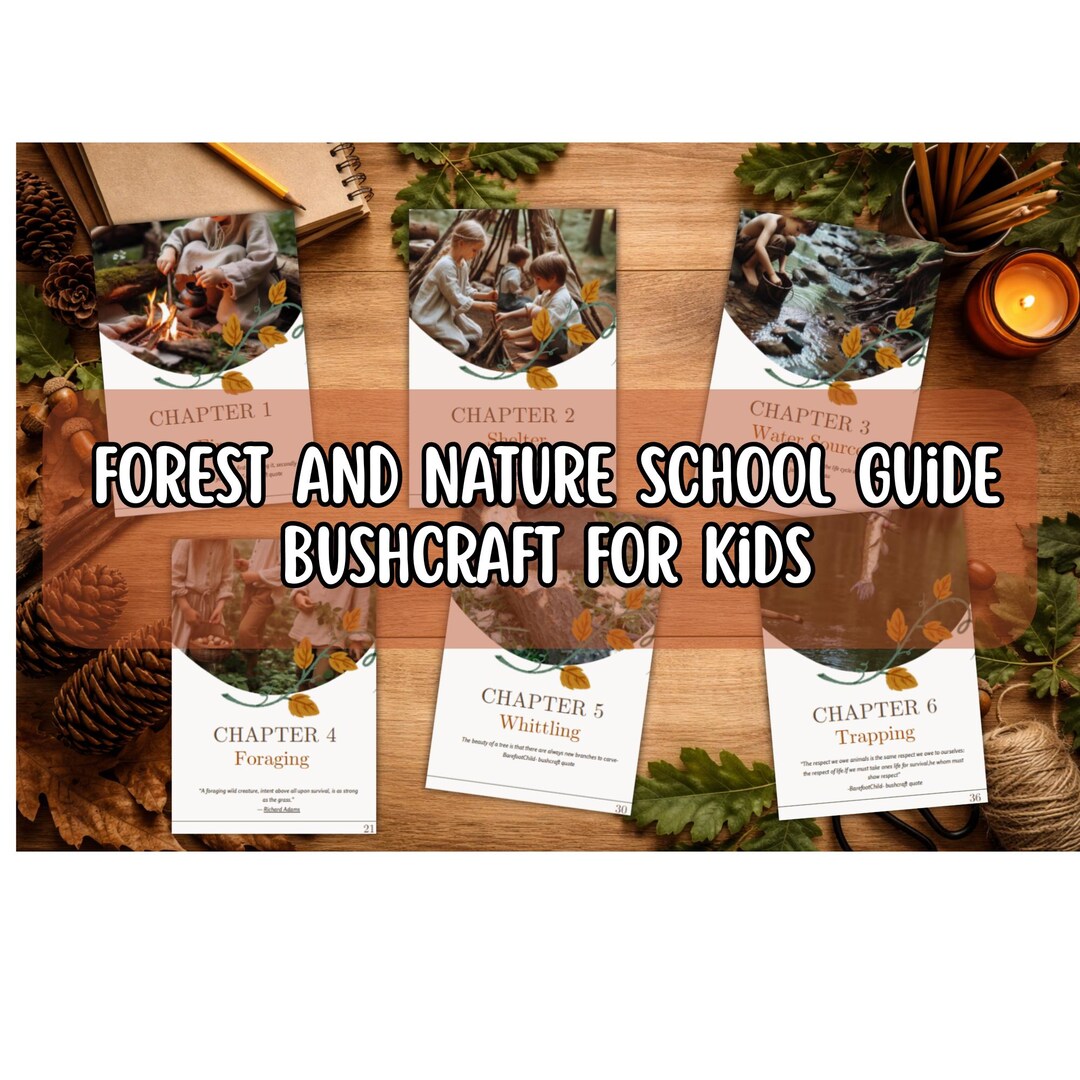 Forest Nature School Guide for Kids | Outdoor Survival Skills | Forest ...