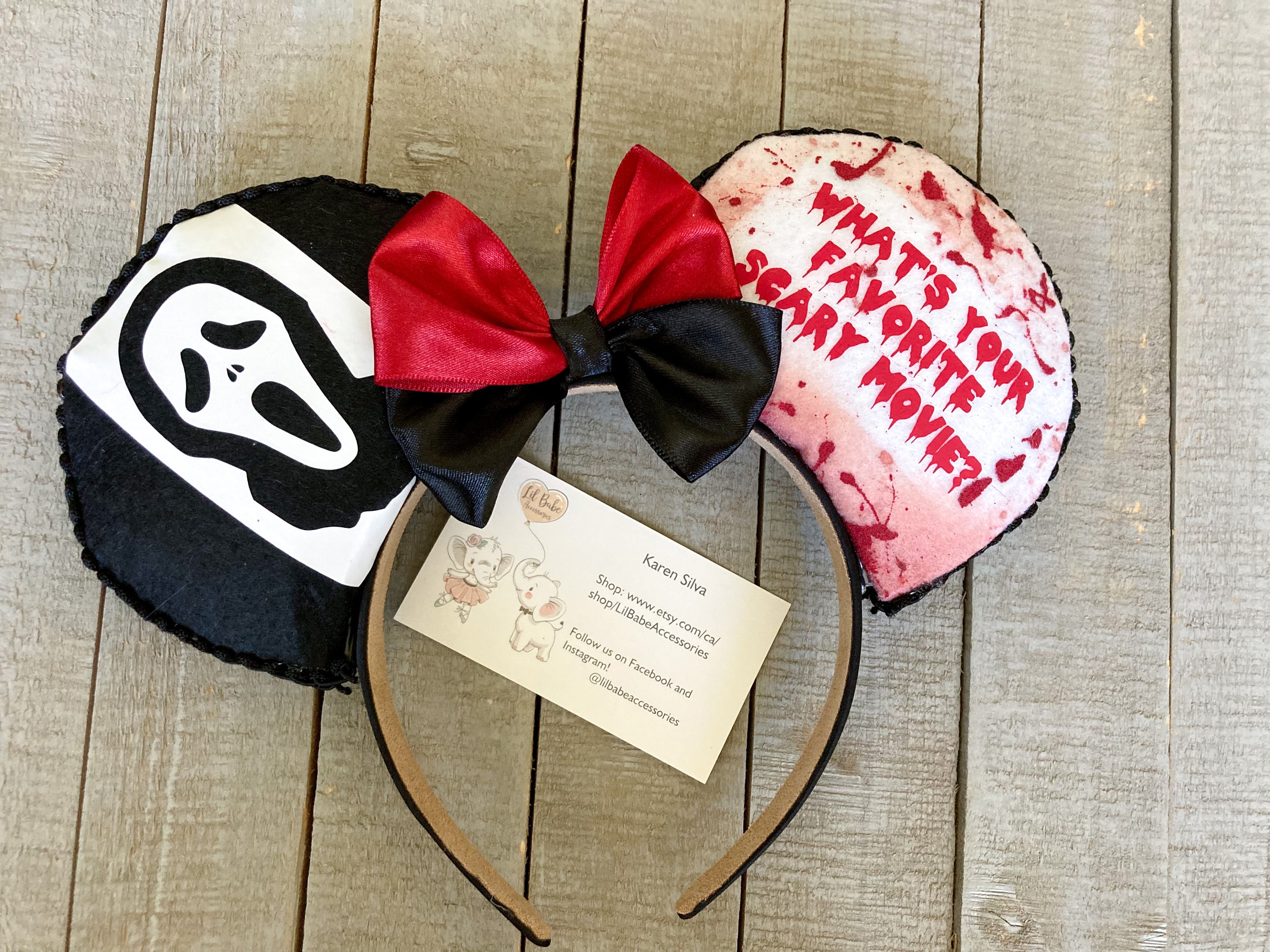 Scary ears, horror headband, scary hair accessories