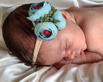 Flower headband, baby headband, flowers, flower girl headband, flower girl accessories, wedding accessories, birthday headband