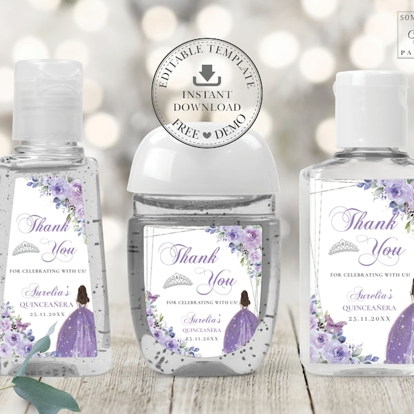 Hand Sanitzer Labels - Etsy