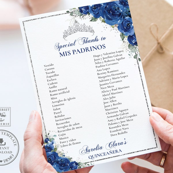 Padrinos List - Etsy
