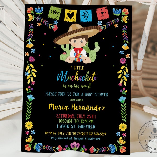 Baby Shower Boy Mexican - Etsy