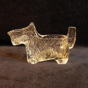 Vintage L.E. Smith Scottie Dog Glass Creamer