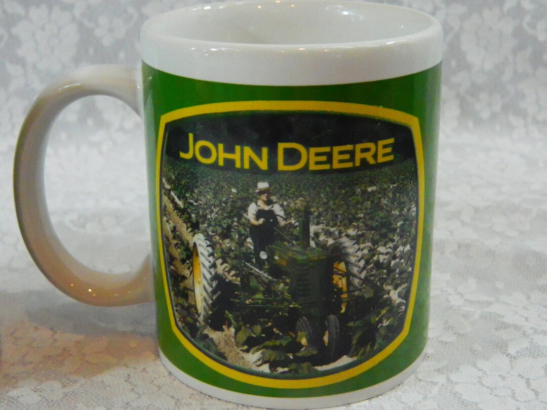 John Deere Coffee Cup Mug Official Licensed Product 2 Sided Etsy