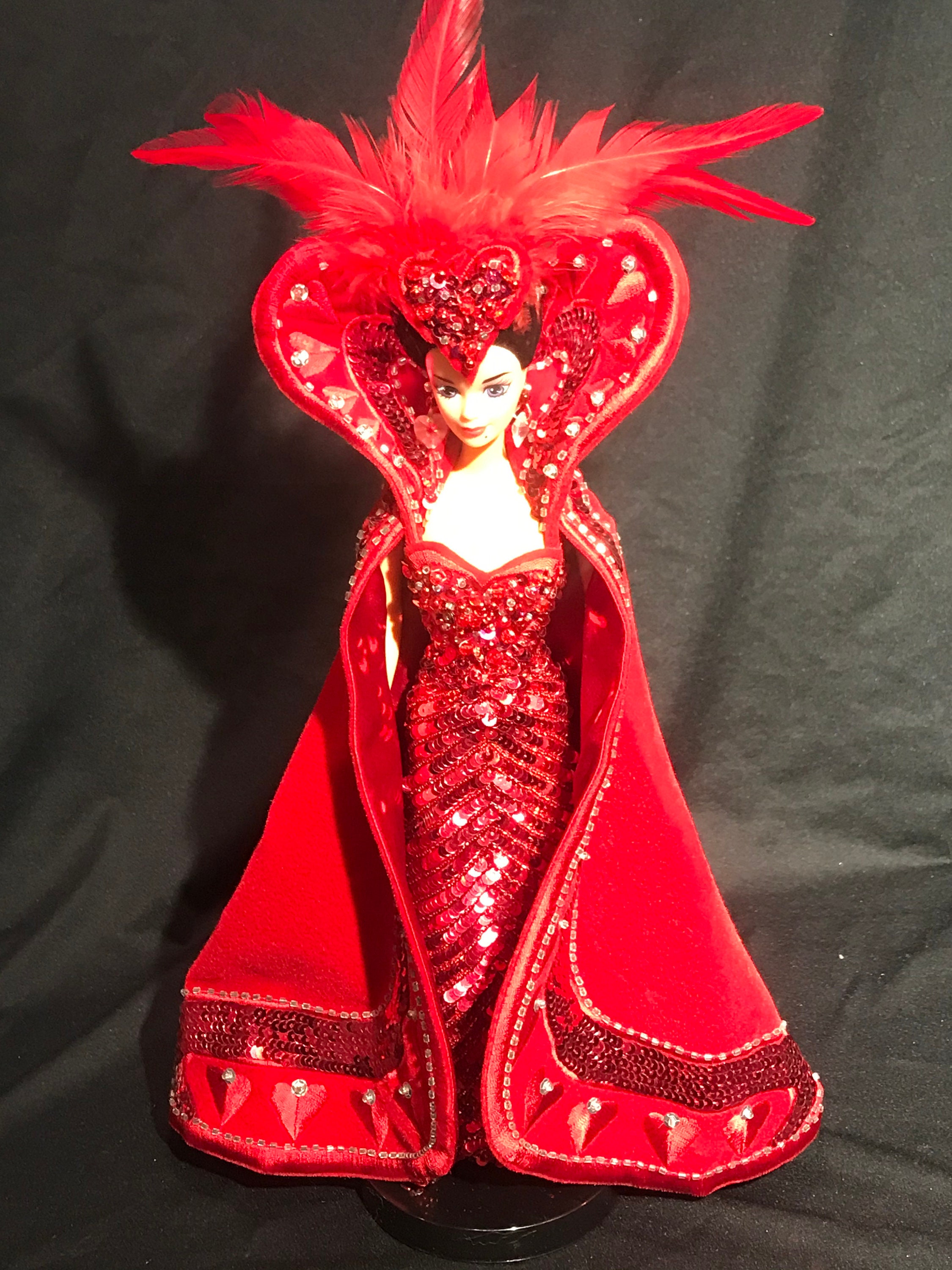 Vintage Bob Mackie Queen of Hearts Barbie Doll 1994 | Etsy