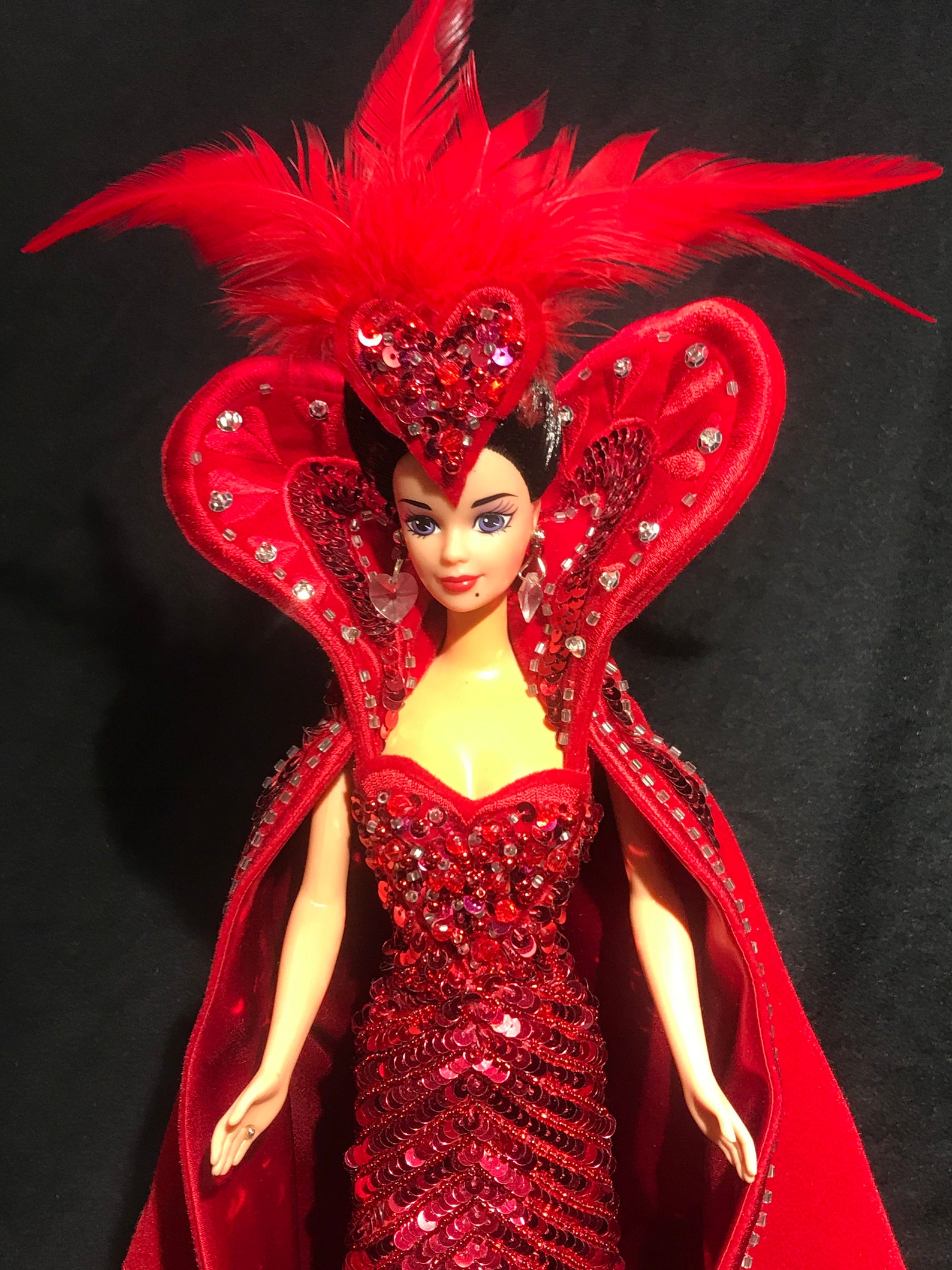 Vintage Bob Mackie Queen of Hearts Barbie Doll 1994 | Etsy