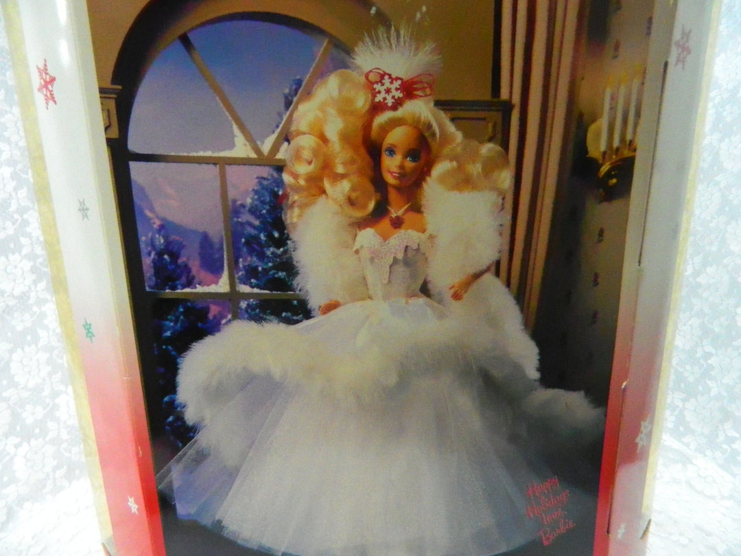 1989 Mattel Happy Holidays Barbie, Special Edition W Keepsake Snowflake Ornament NRFB - Etsy