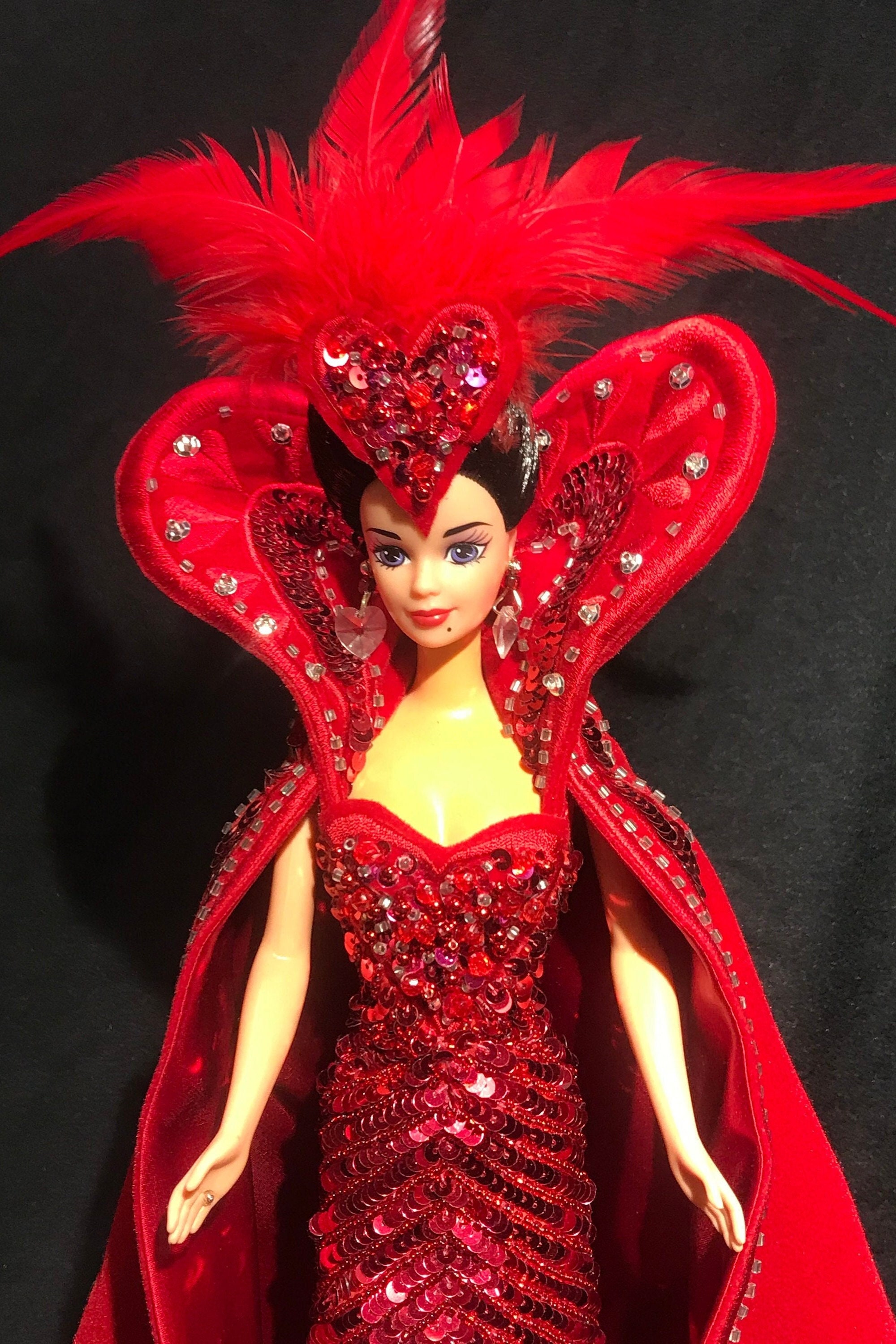 Vintage Bob Mackie Queen of Hearts Barbie Doll, 1994 - Etsy
