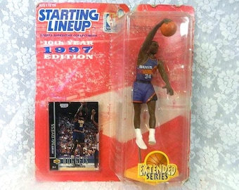 1995 NBA Starting Lineup Nick Van Exel Los Angeles Lakers
