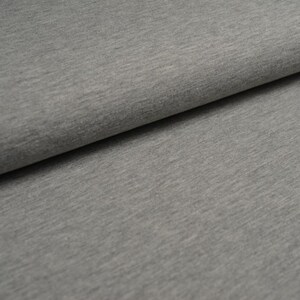 Jersey Fabric Mottled Light grey (0.5 m)