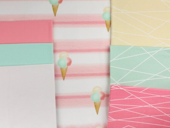 0.25m Dark Green And Cream Stripes Cotton Craft Dress Fabric Stripe
