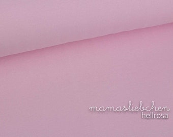 Cuff fabric uni pink plain 0.25 m