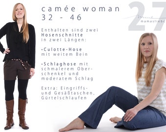 EBook E-Book #27 "Camée" Women's Pants (pdf + print) (A4, A0 and beamer file)