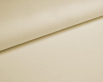 Tissu jersey « uni #ecru » très clair beige (0,5 m)