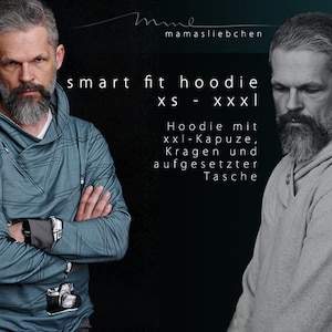 sewing pattern "#26 smart fit hoodie men pullover/sweat shirt" made by mamasliebchen man pdf-file english