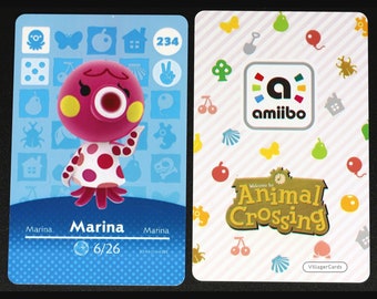 acnl marina amiibo card