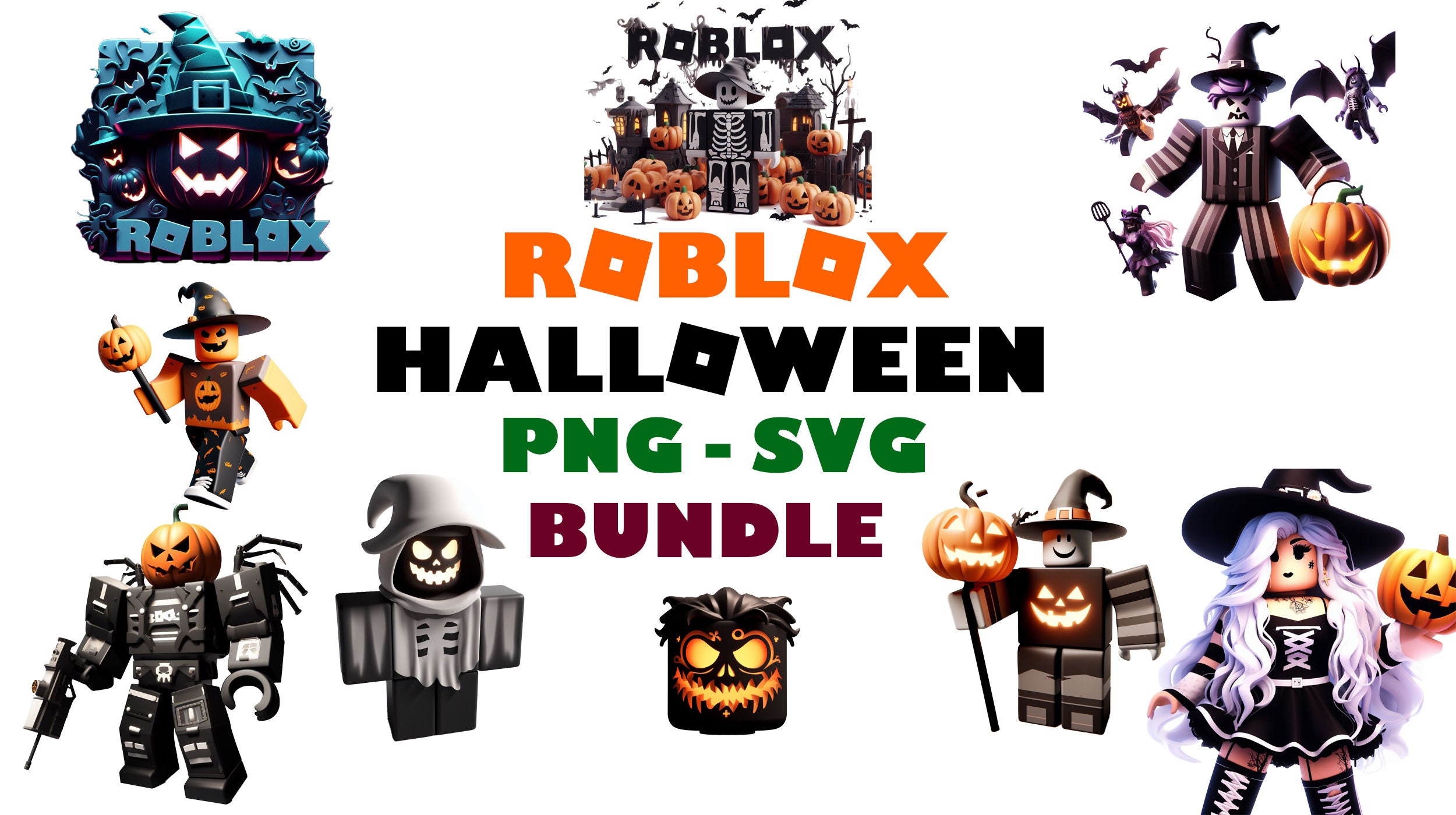 Roblox Girls Png, Roblox Girls Bundle Png, cliparts, Printable, Cartoon  Characters