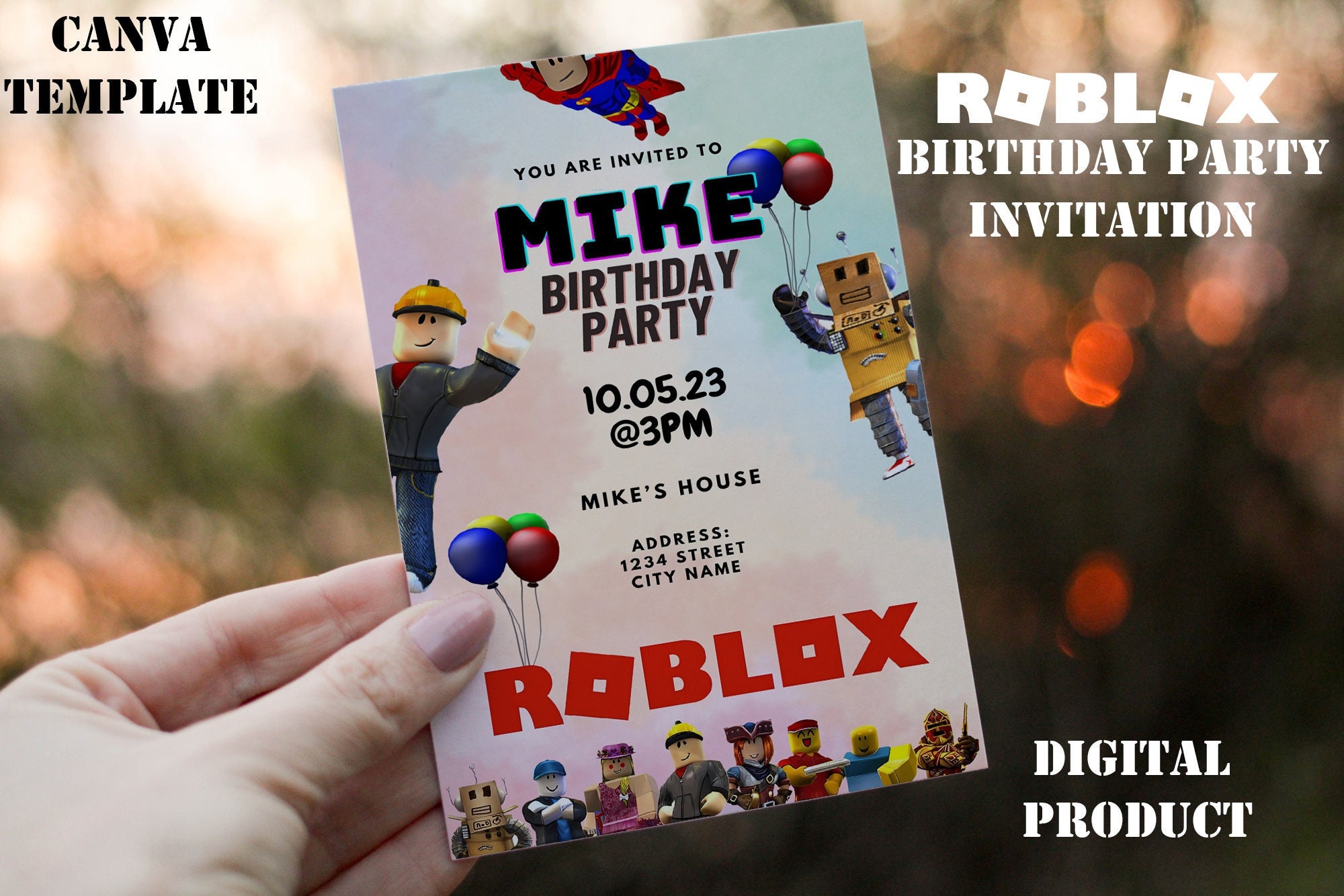  Roblox Digital eGift Card (Canada Only) (Includes Free Virtual  Item) - Happy Birthday: Gift Cards