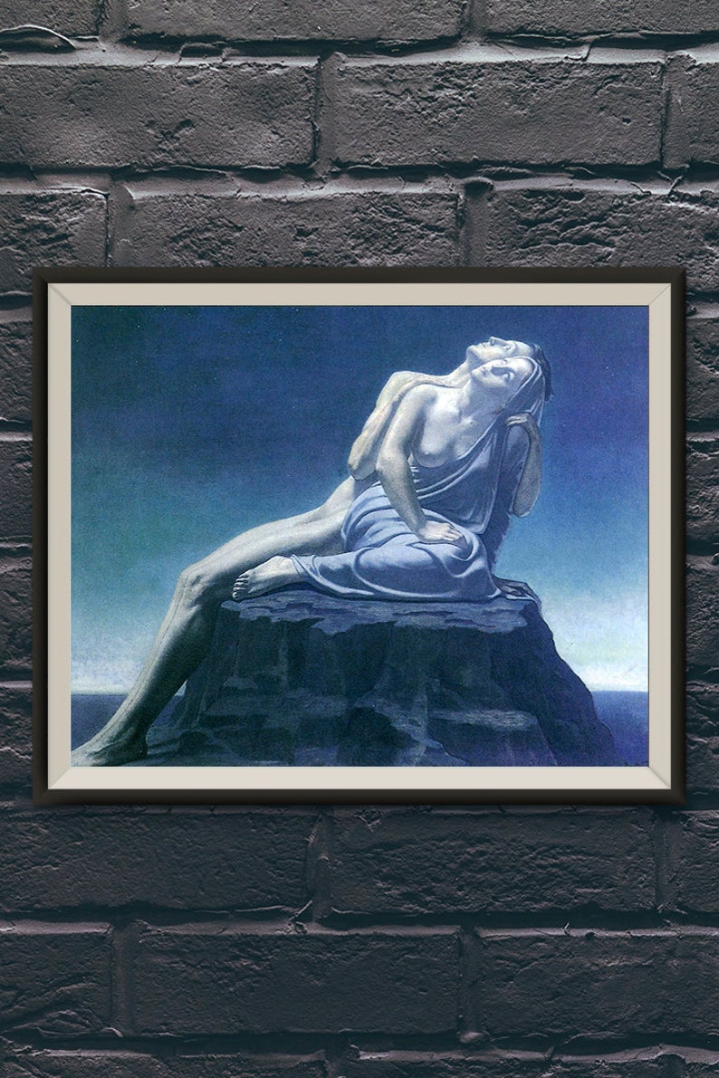 Jean Delville Satan/'s Treasures Vintage Print